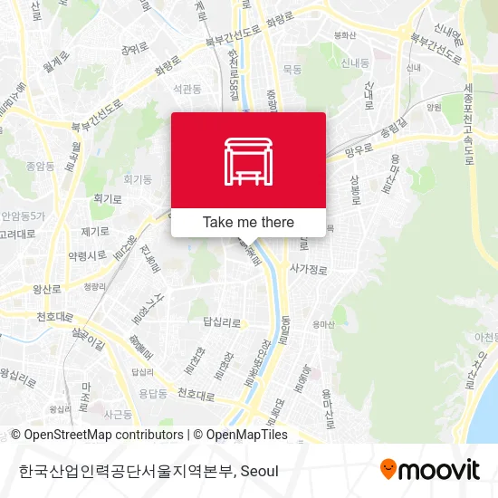 한국산업인력공단서울지역본부 map