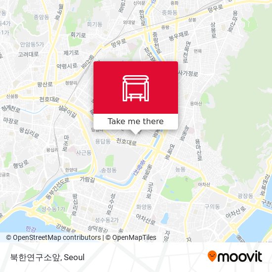 북한연구소앞 map