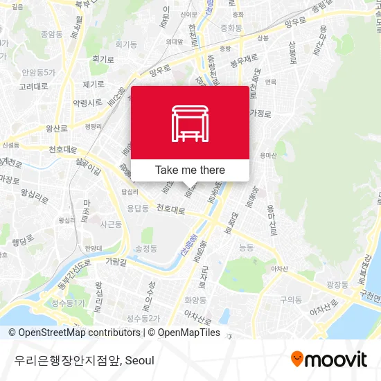 우리은행장안지점앞 map