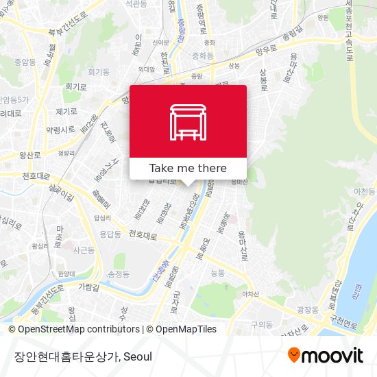 장안현대홈타운상가 map