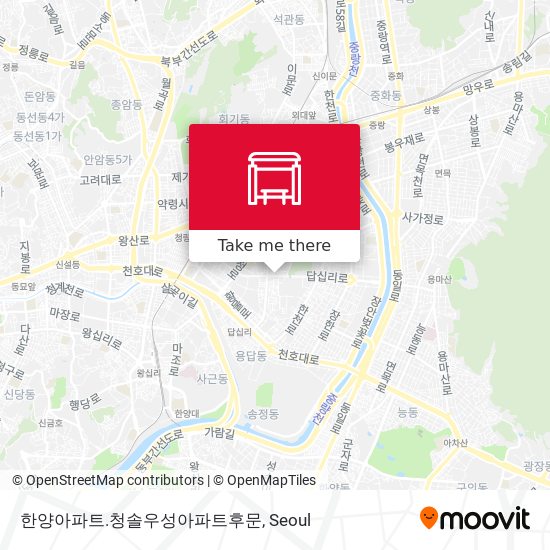 한양아파트.청솔우성아파트후문 map