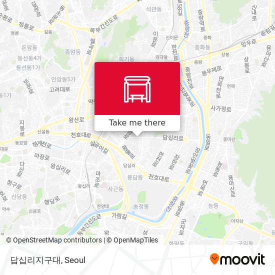 답십리지구대 map