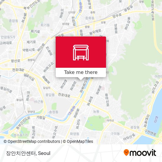 장안치안센터 map