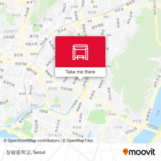 장평중학교 map