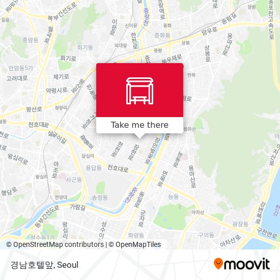 경남호텔앞 map
