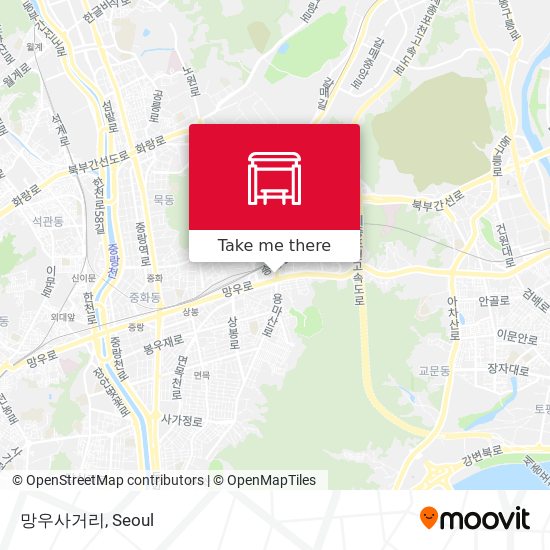망우사거리 map