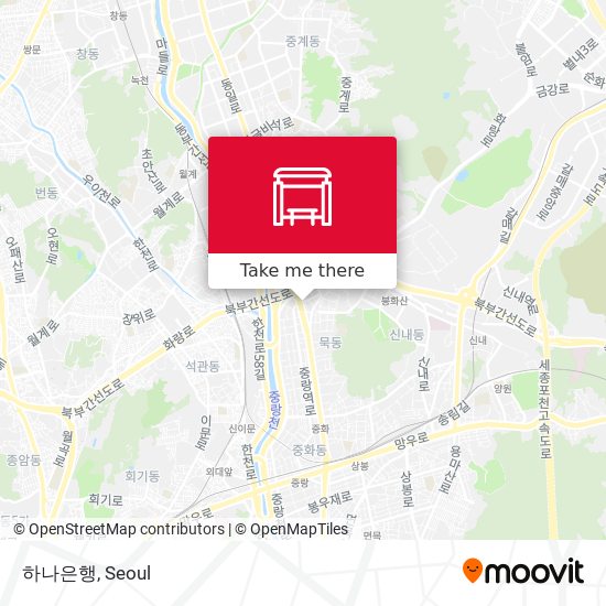 하나은행 map