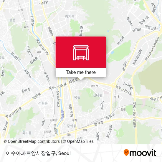 이수아파트앞시장입구 map