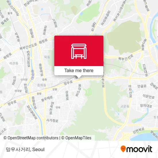 망우사거리 map