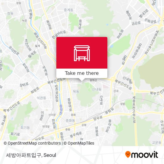 세방아파트입구 map