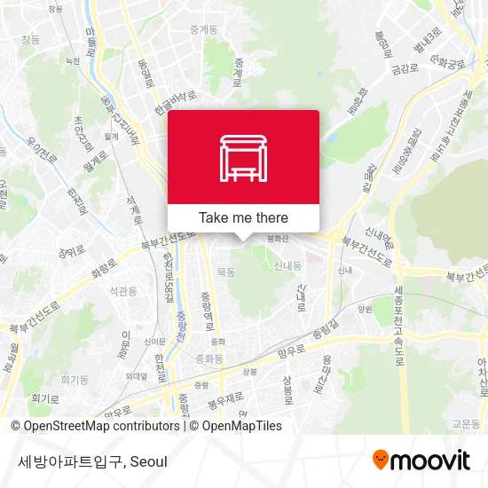 세방아파트입구 map