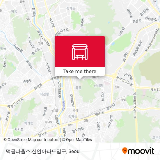 먹골파출소.신안아파트입구 map