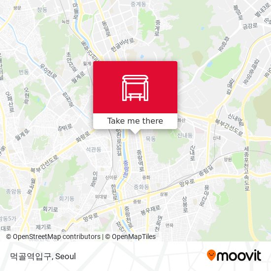 먹골역입구 map