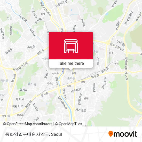 중화역입구대원사약국 map