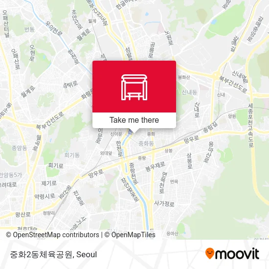 중화2동체육공원 map