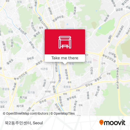 묵2동주민센터 map