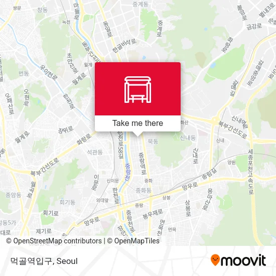 먹골역입구 map