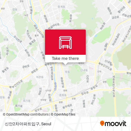 신안2차아파트입구 map