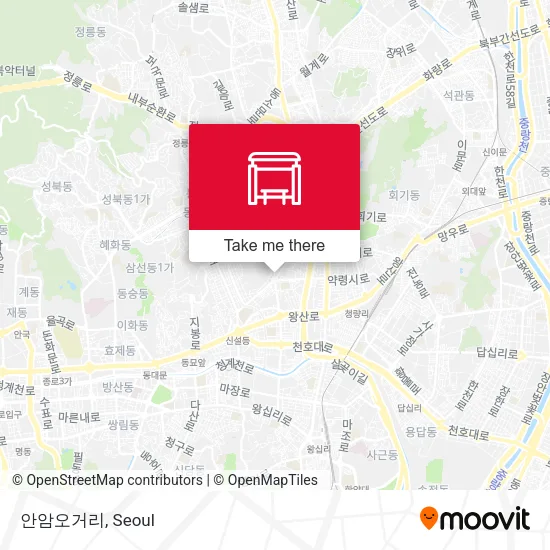 안암오거리 map