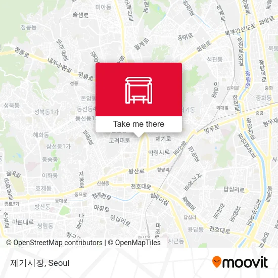 제기시장 map