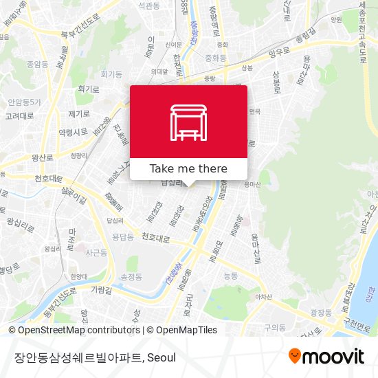 장안동삼성쉐르빌아파트 map