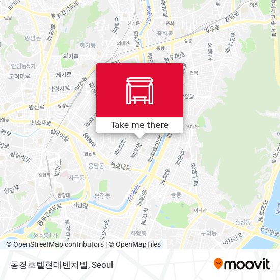 동경호텔현대벤처빌 map