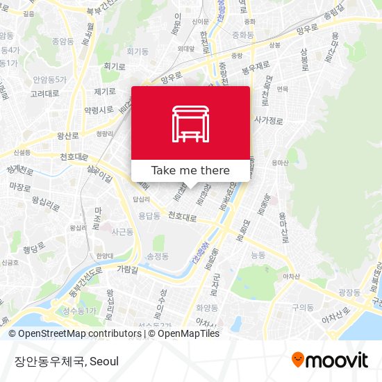 장안동우체국 map