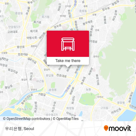 우리은행 map