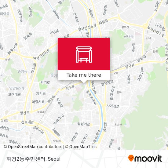 휘경2동주민센터 map