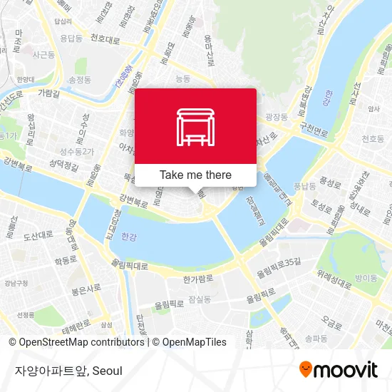 자양아파트앞 map