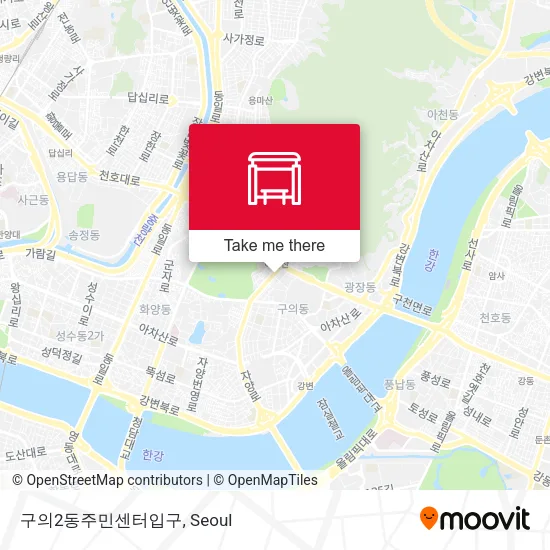 구의2동주민센터입구 map