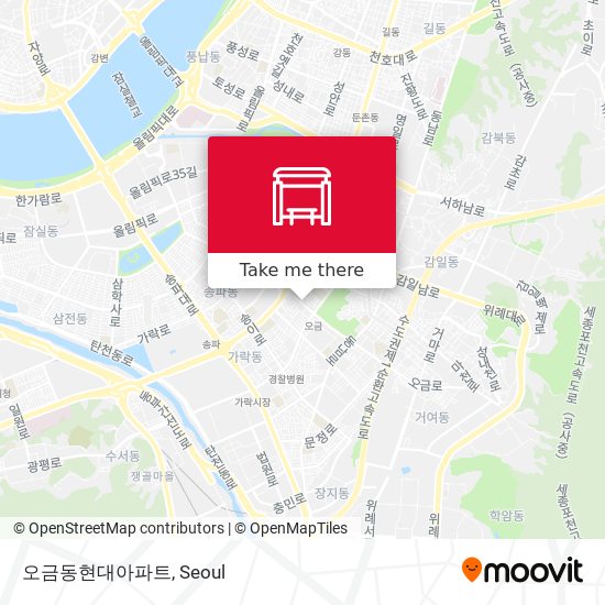 오금동현대아파트 map