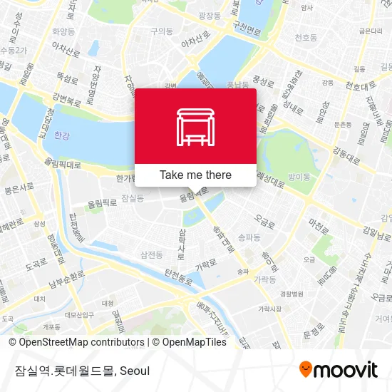 잠실역.롯데월드몰 map