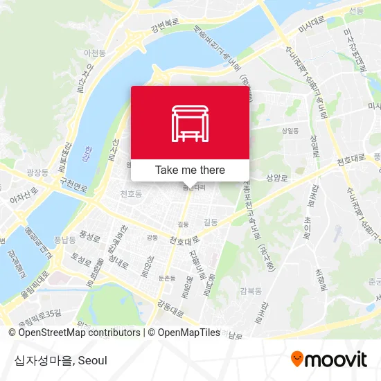 십자성마을 map