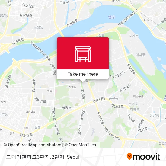 고덕리엔파크3단지.2단지 map