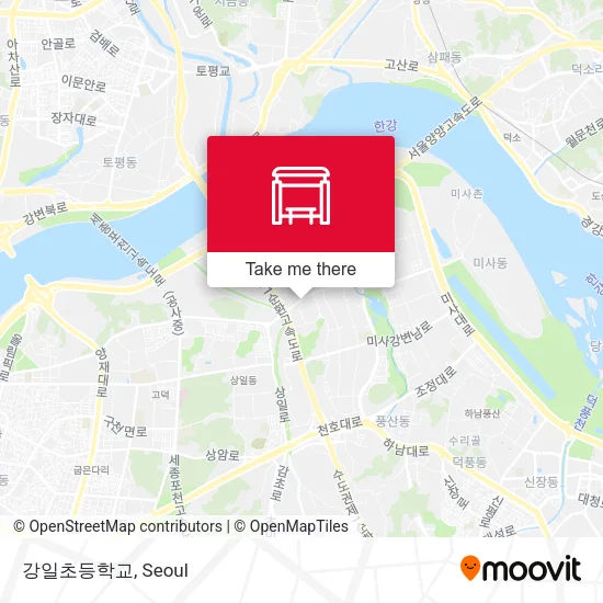 강일초등학교 map