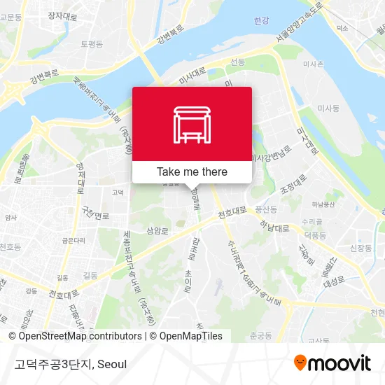 고덕주공3단지 map
