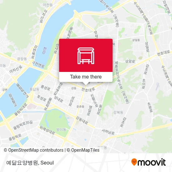 예닮요양병원 map