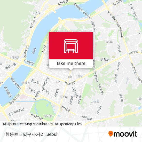 천동초교입구사거리 map