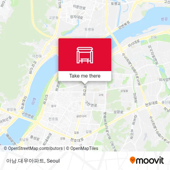 아남.대우아파트 map