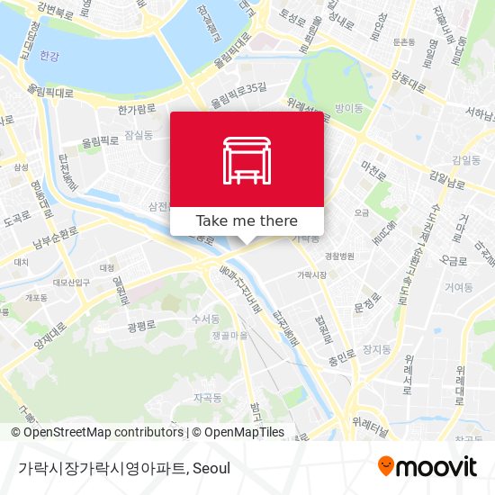 가락시장가락시영아파트 map