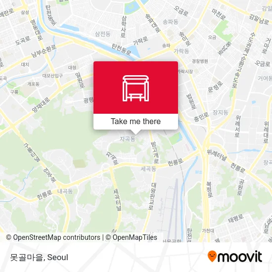 못골마을 map