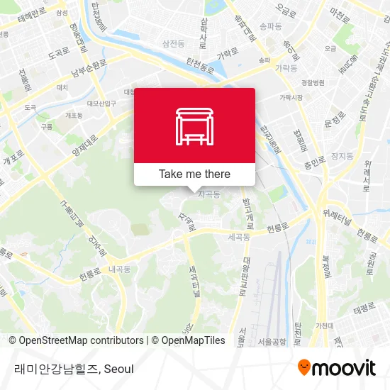 래미안강남힐즈 map