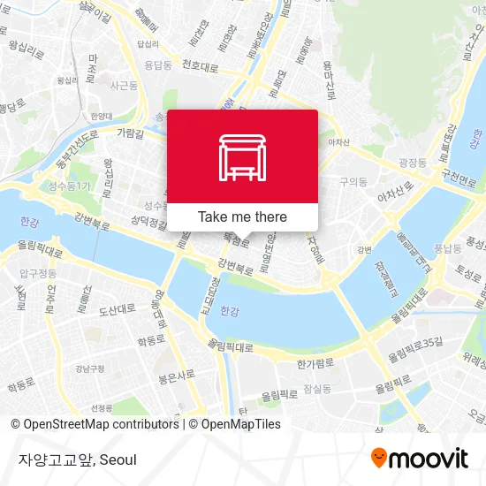 자양고교앞 map