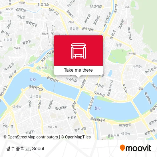 경수중학교 map
