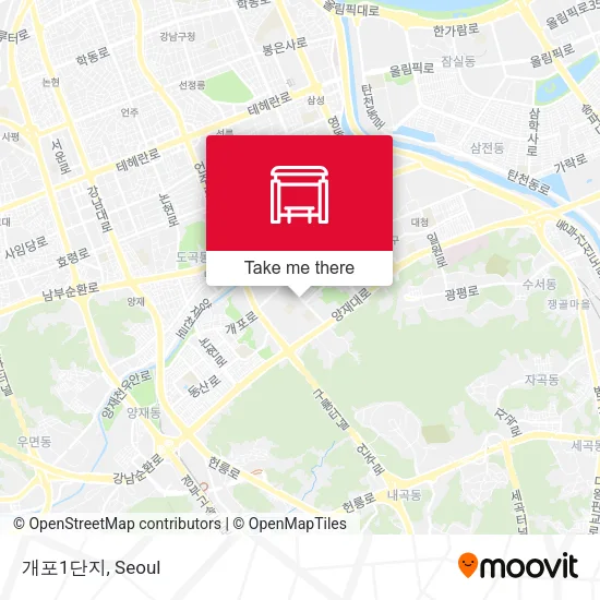 개포1단지 map