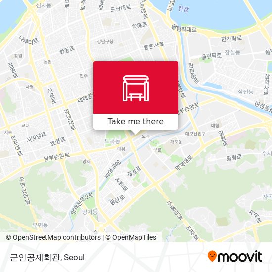 군인공제회관 map