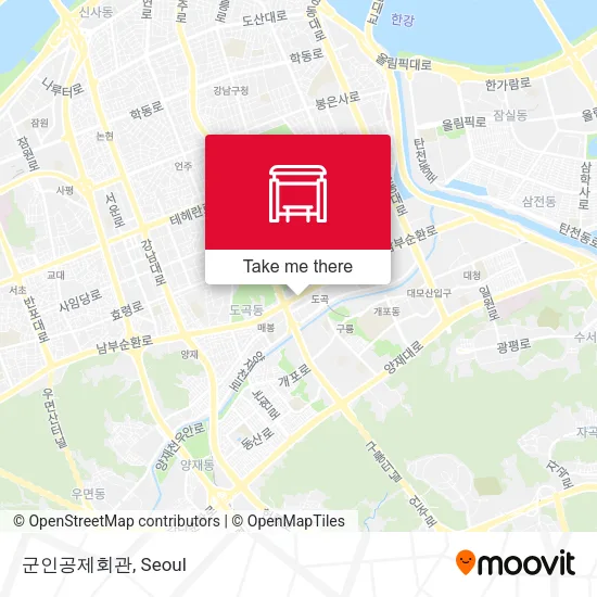군인공제회관 map