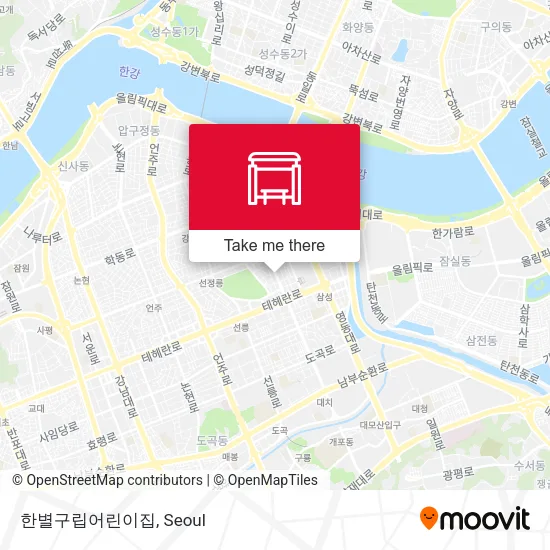 한별구립어린이집 map