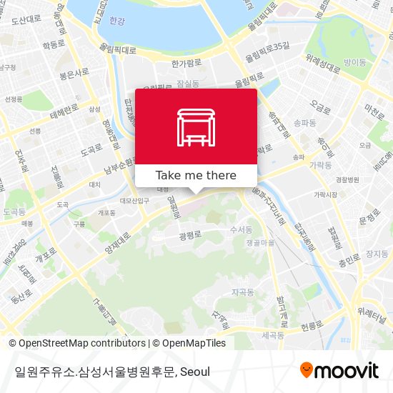 일원주유소.삼성서울병원후문 map